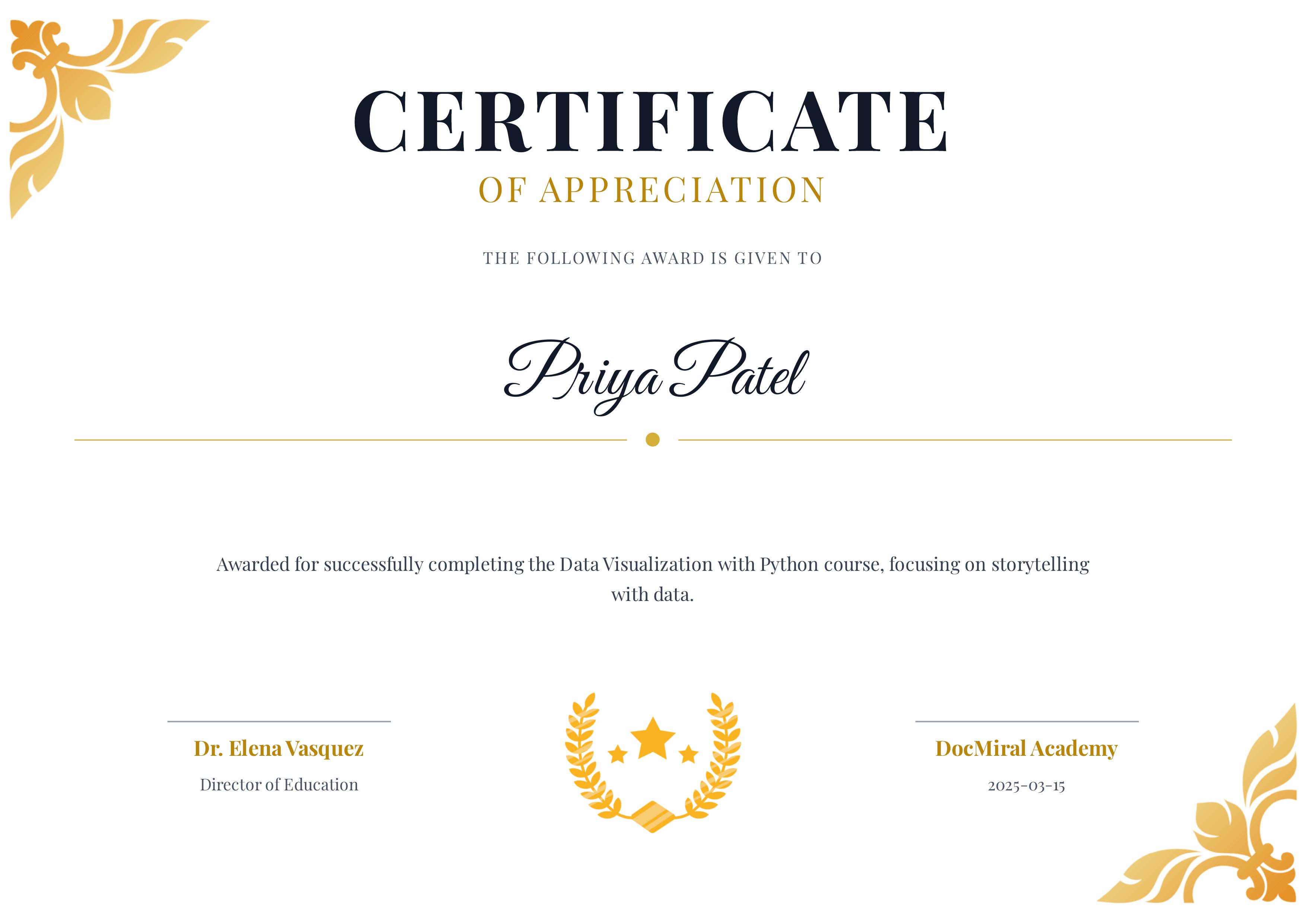 Certificates category of templates